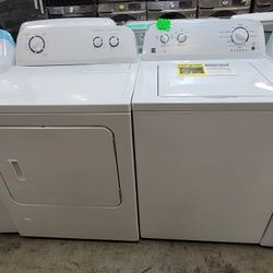 New Kenmore Top Loading Washer With Agitator And Used Gas Dryer Set 