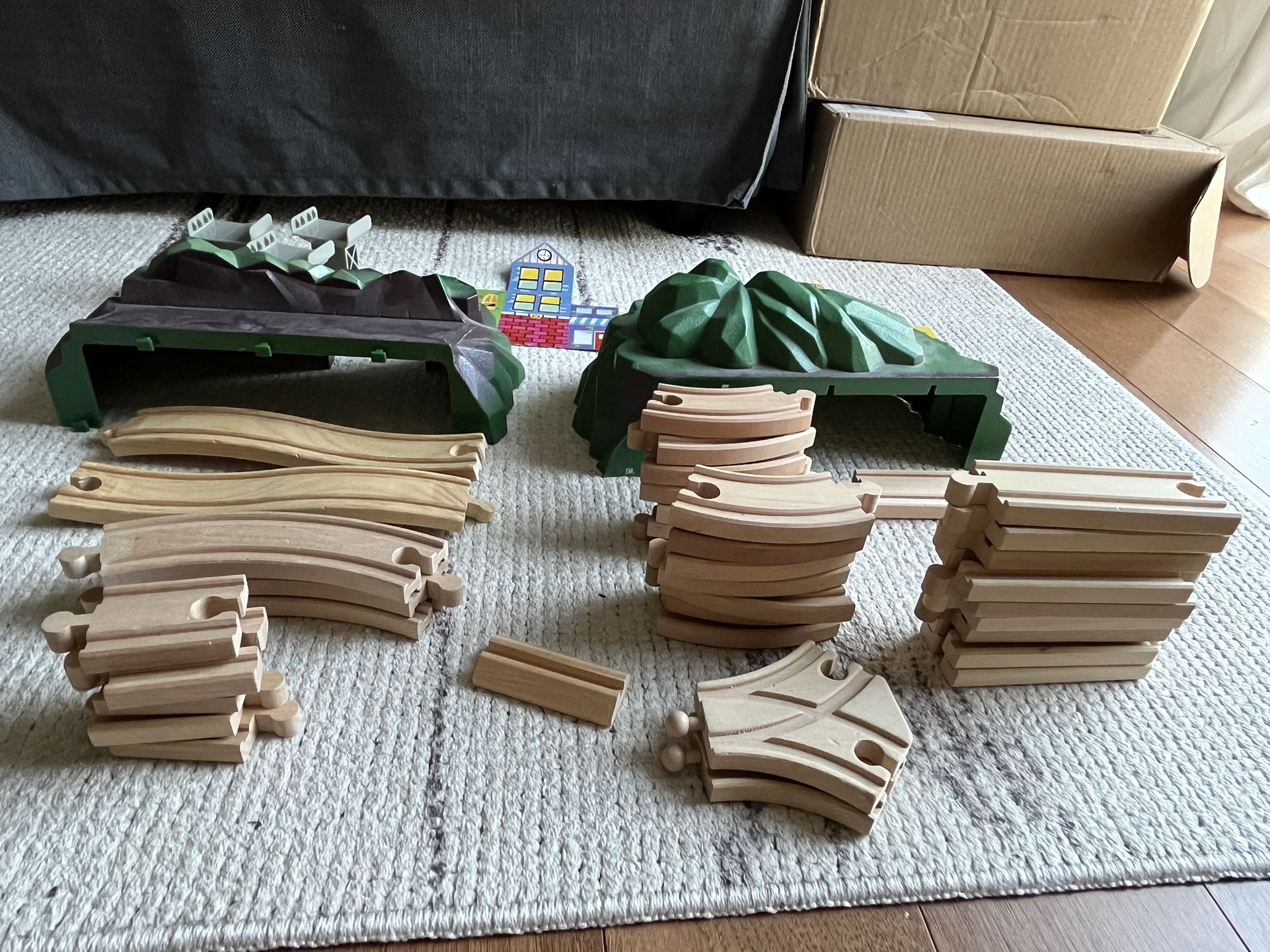 Wooden Train Set