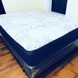Set Queen size Mattress 12” thick Comfort+Quality pay on delivery
