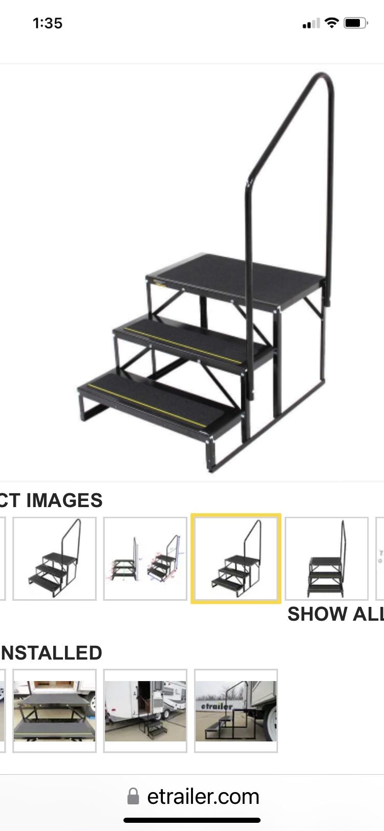 RV Trailer Steps 