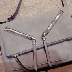 Gray Crossbody Bag/Purse
