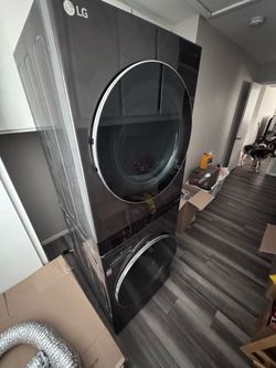 LG smart stackable washer and dryer