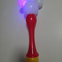 Disney Mickey Mouse Bubble Glow Light Up Wand Disney Park Souvenir Toy WORKS