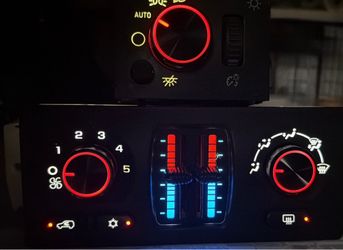 GM climate control lights switch 2003 to 2007 classic