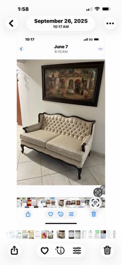 Beautiful antique couch