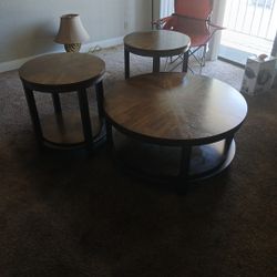 Coffee Table And Two End Tables