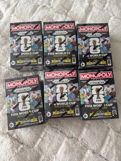 Monopoly Panini Prizm FIFA World Cup 2026 Blaster Box x6