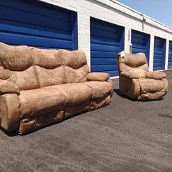 Dual Reclining Sofa Set FREE DELIVERY