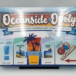 Oceanside Opoly Board Game - New & Sealed! 