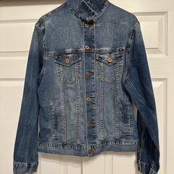 Luckey Brand Denim Jacket Like New Size XL. 