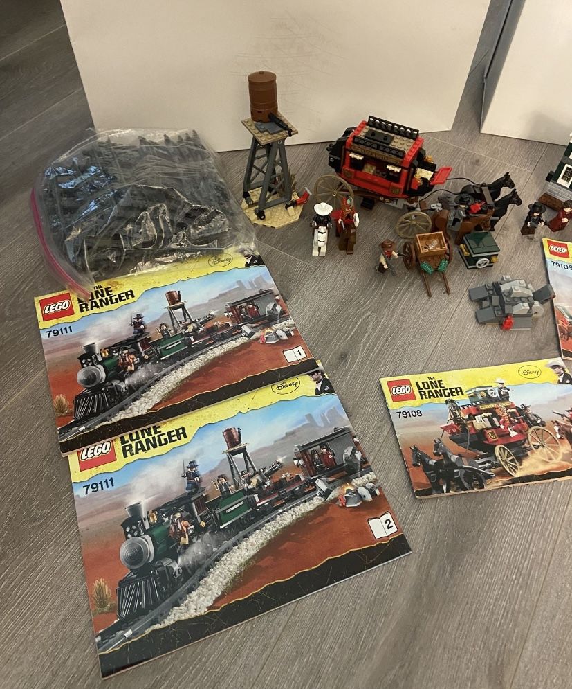 Lego Lone Ranger 79108 79109 79111