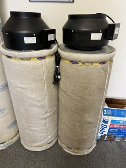 10’’ Hurricane Fan With Can Filter