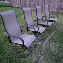 Outdoor Set Of 4 Chairs