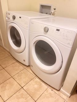 Washer and dryer set