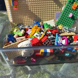 Three Containers Of Legos