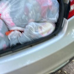 8 Huge Garbage Bags Of Women’s Clothing And Accessories 