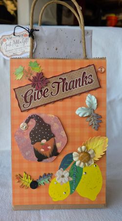 Handmade Thanksgiving Gift Bag