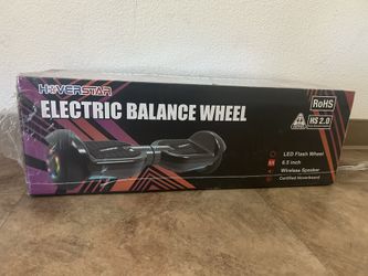 Hoverstar HS 2.0v Electric Balance Wheel 6.5” Wireless Speaker, LED Wheels NEW