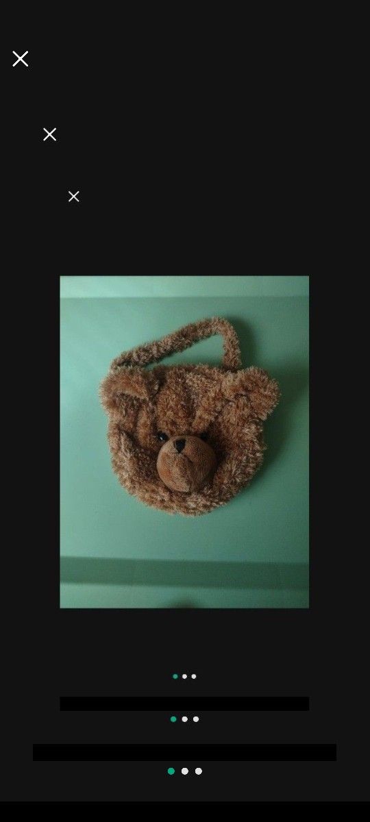 Girl's Little Bear Purse 