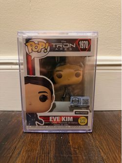 Funko Pop Tron Ares Eve Kim #1970 GITD LE 3500 Pieces with Hard Protector Sealed
