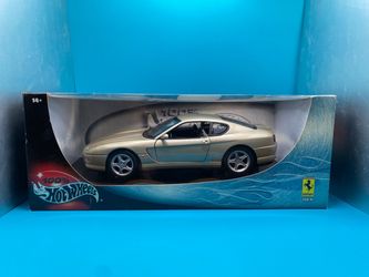 (NEW) 100% Hot Wheels Ferrari 456 M 1:18 Scale