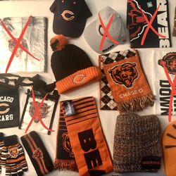CHICAGO BEARS Accessories Lot-    prices vary in description 