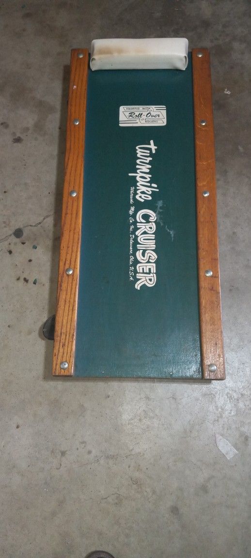 Vintage Wood Mechanic Creeper Dolly 