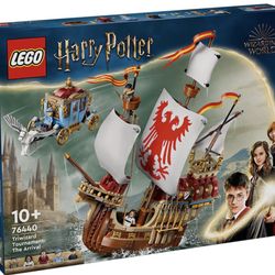 Lego Ship Boat Pirates Vikings Princess Royal  Carriage Medieval Town Castle Triwizard Tournament: The Arrival 76440 | Harry Potter Fantastic Beast