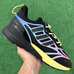 ADIDAS ZX 2K BOOST 2.0 “BLACK / MULTI GRADIENT” (Size 10, Men’s)