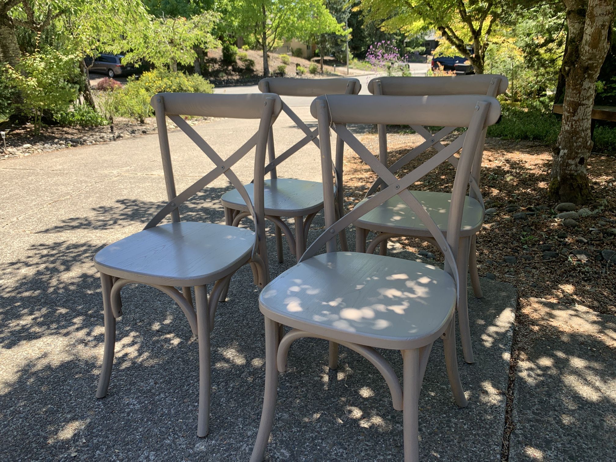 Dining chairs set of four