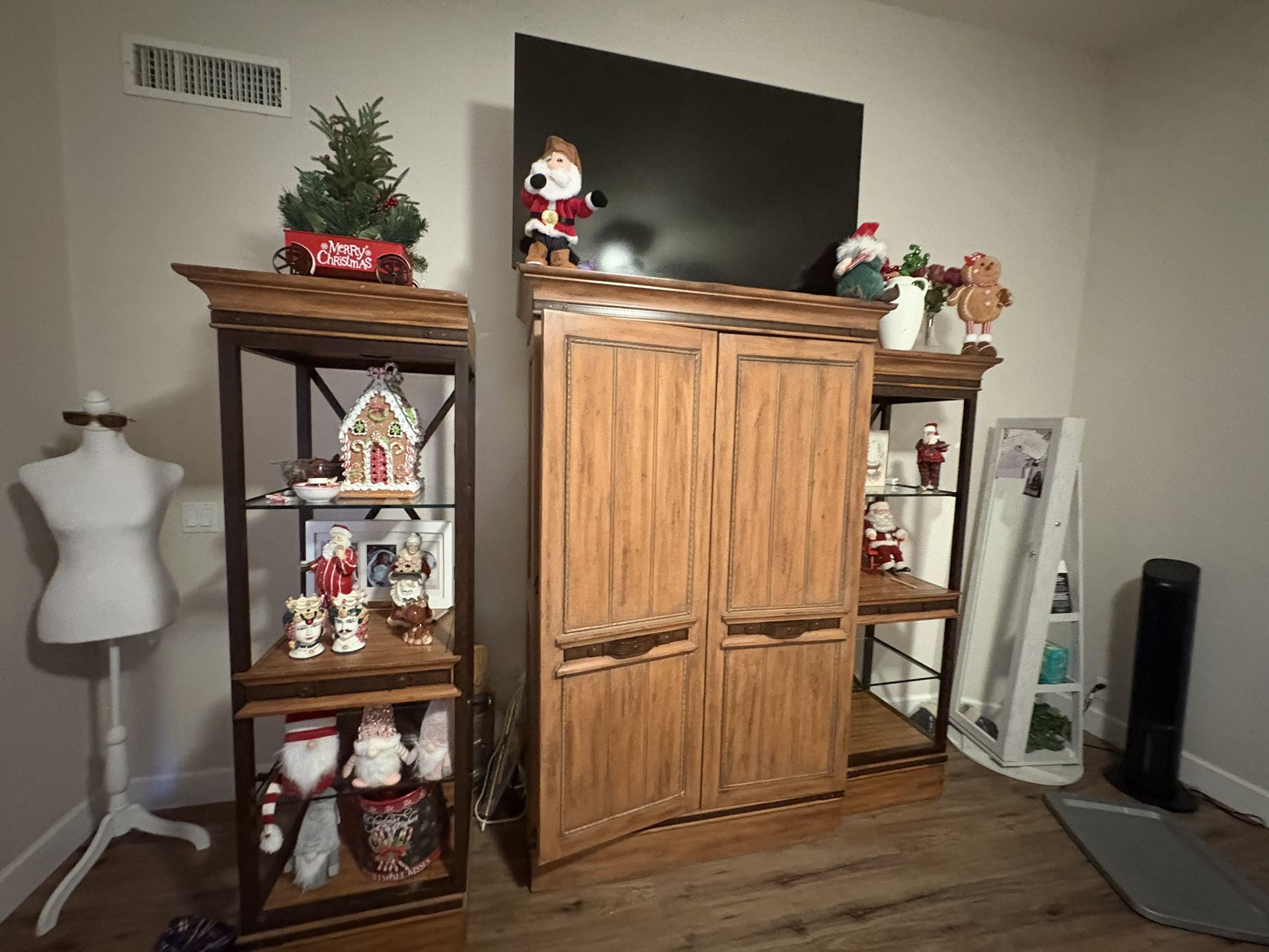 Armoire And Shelves