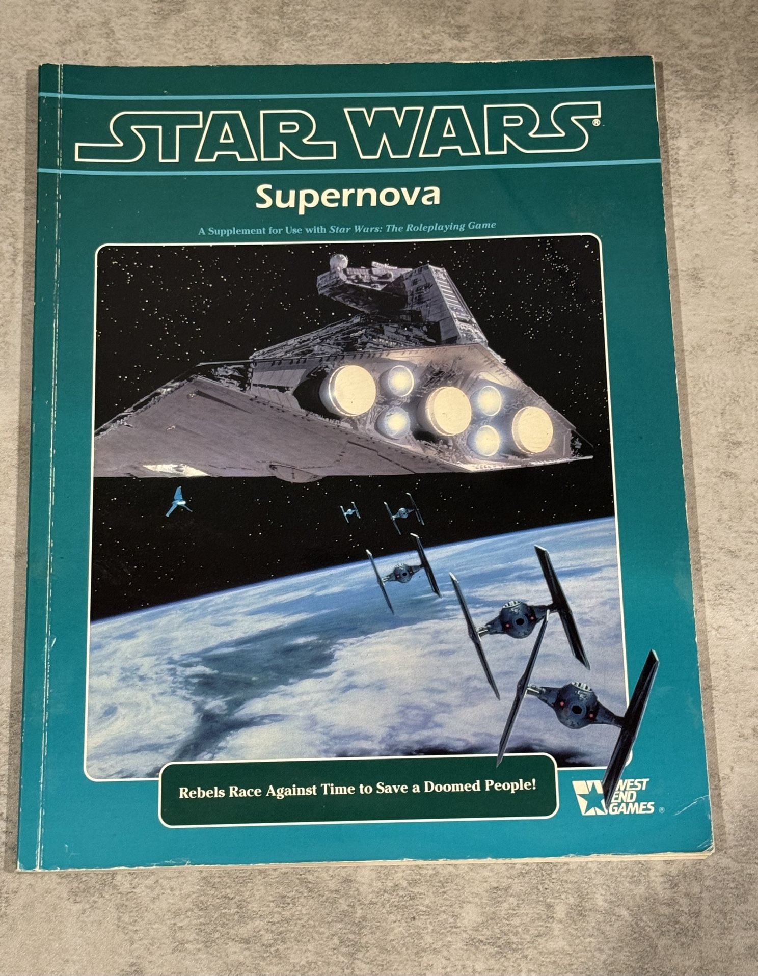 Star Wars Roleplaying Game - Supernova Module West End Games 40066 (Soft, 1993)