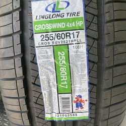 Linglong Tire 255/60/17 Brand New 
