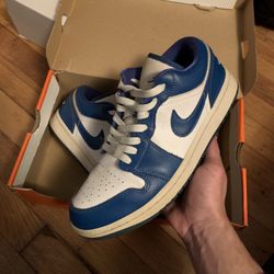 Jordan 1 Low Marina Blue Size 8m/9.5w