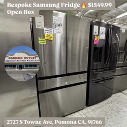 Samsung RF29BB8600QLA – 29 cu. ft. Bespoke 4-Door French Door Refrigerator! 🧊 Open Box w/ Dents & Scratches – $1,549.99!