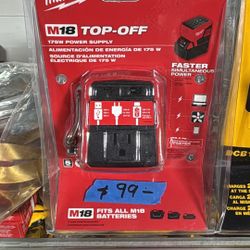 Milwaukee M18 TOP-OFF 175W POWER SUPPLY ALIMENTACIÓN DE ENERGÍA DE 175 W SOURCE D'ALIMENTATION ÉLECTRIQUE DE 175 W