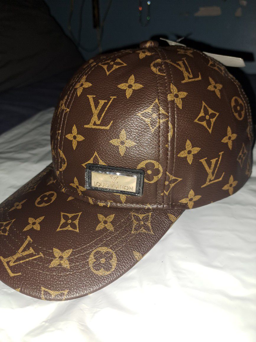 Louis Vuitton Lambskin Monogram Leather Hat