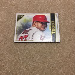 Mike Trout Baseball Card- Best Player In Baseball 