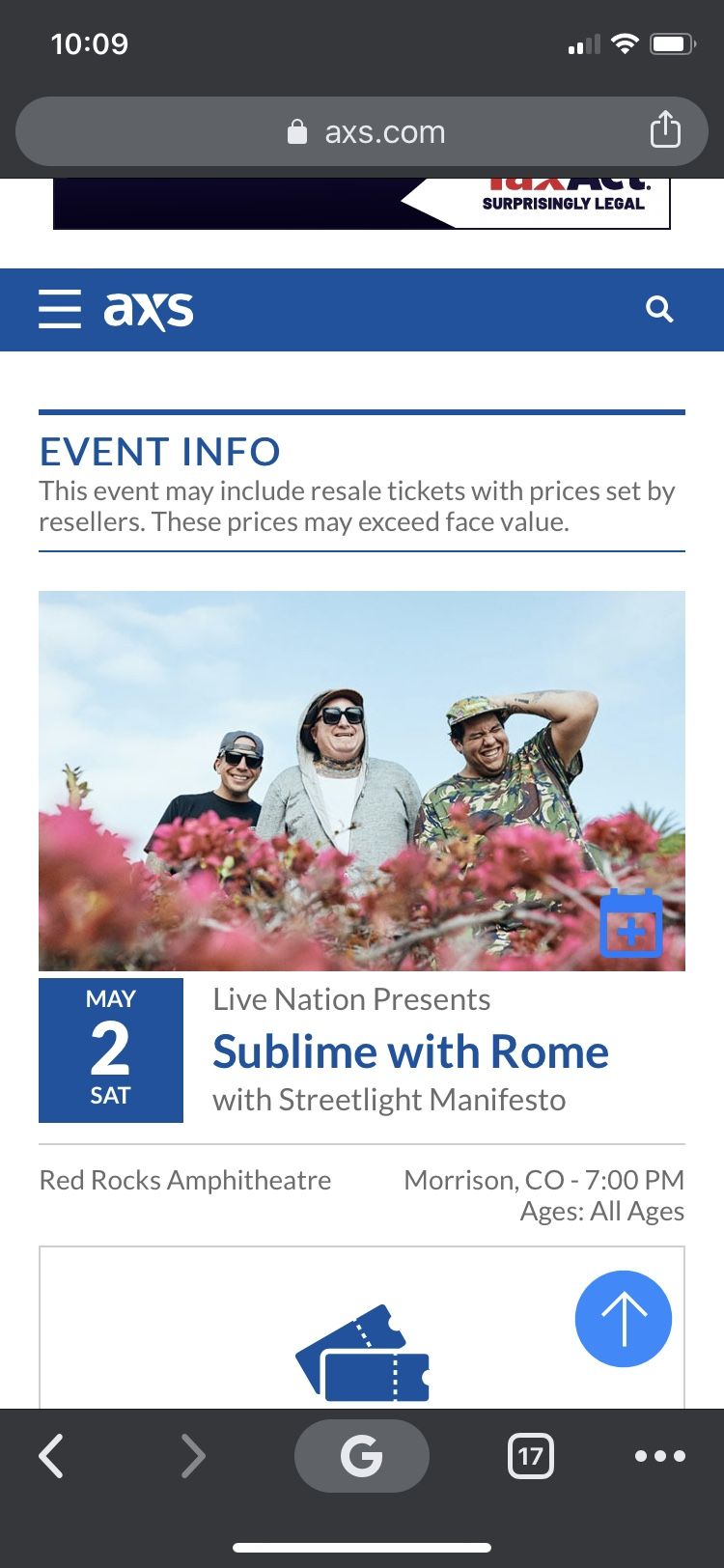 Sublime with Rome Red Rocks