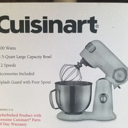 Brand New Cuisinart 500 W Stand Mixer Never Use Never Open Still In Box The Demo Pictures Is A Different One