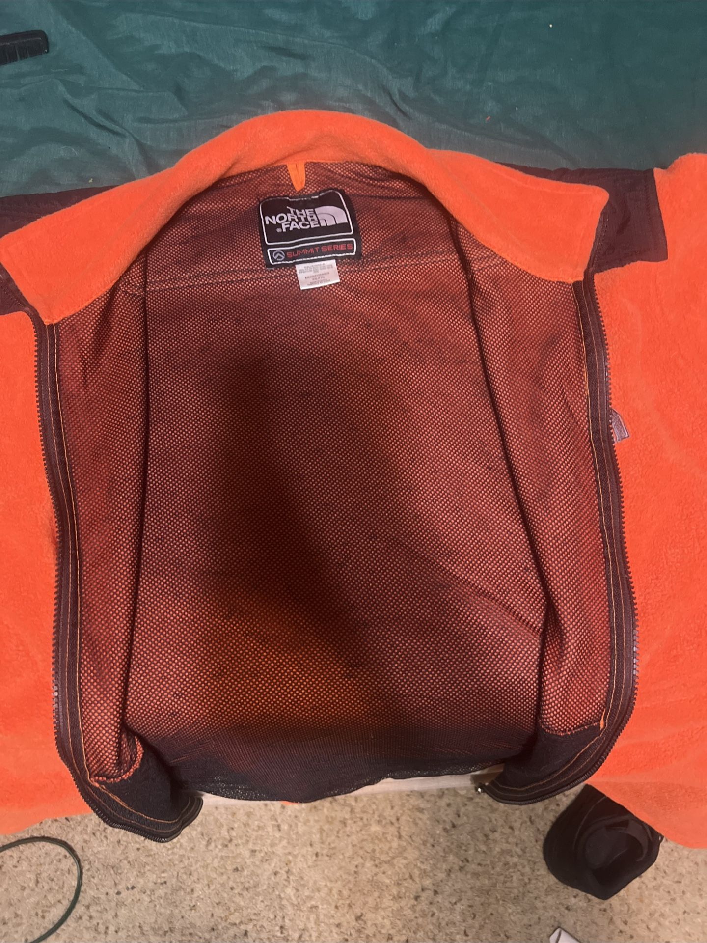 The North Face Men's XXL Orange Full Zip Long Sleeve Summit Series Jacket