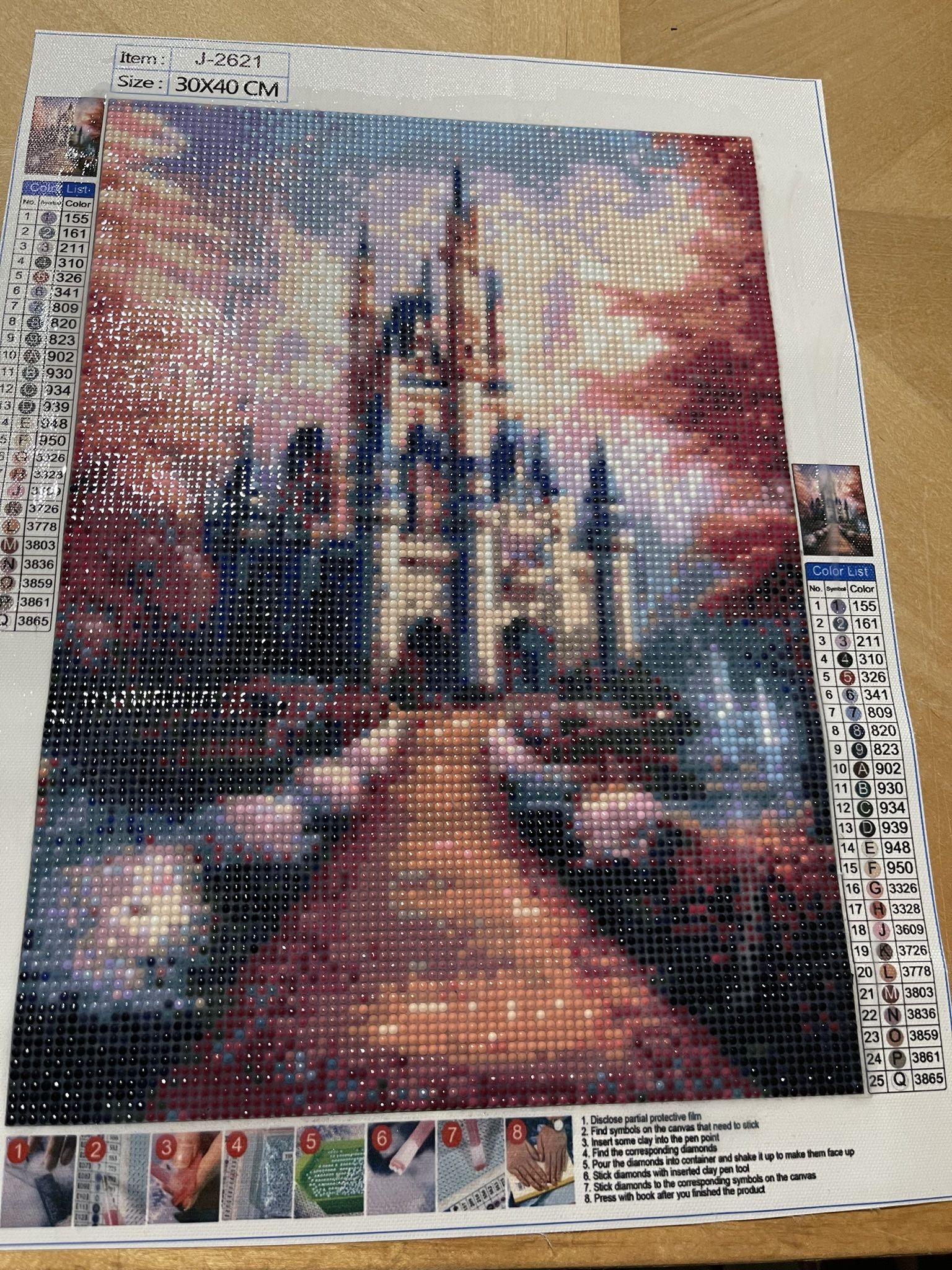 Cinderella Castle Diamond Painting 