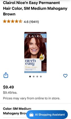 Clairol Permanent Color