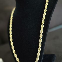 14kt Gold Rope Chain 59.5g
