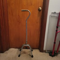 Silver Tripod Cane