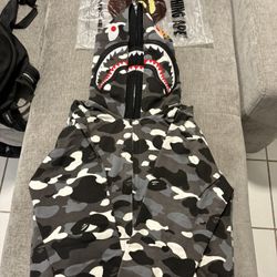 BAPE Camo Double Hoodie 