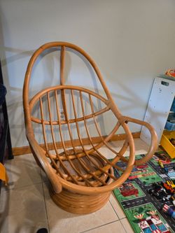 Rattan Whicker chair.