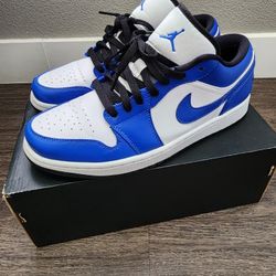 Jordan 1 Low Game Royal, Jordans, Jordan Jordan 1, Jordan 1 Low, Jordan Game Royal, Mens 9.5