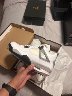 Golf Air Jordan 4 White Cement