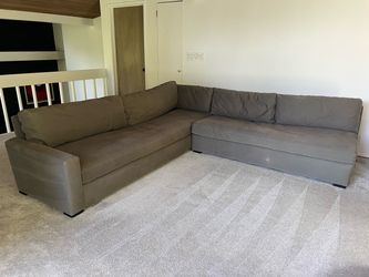 Restoration Hardware RH Maxwell Sectional - Performance Fabric - 2 Piece - 9' × 6' Retail $18k